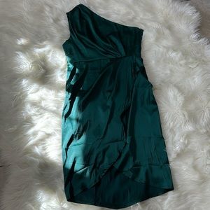 Emerald green dress